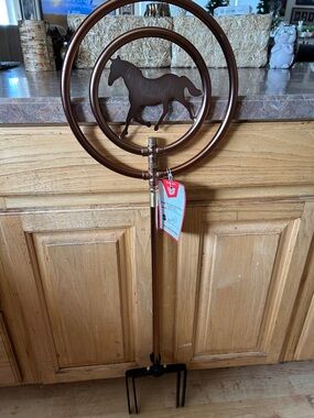 Horse Inspired Copper Colored Ornamental Sprinkler